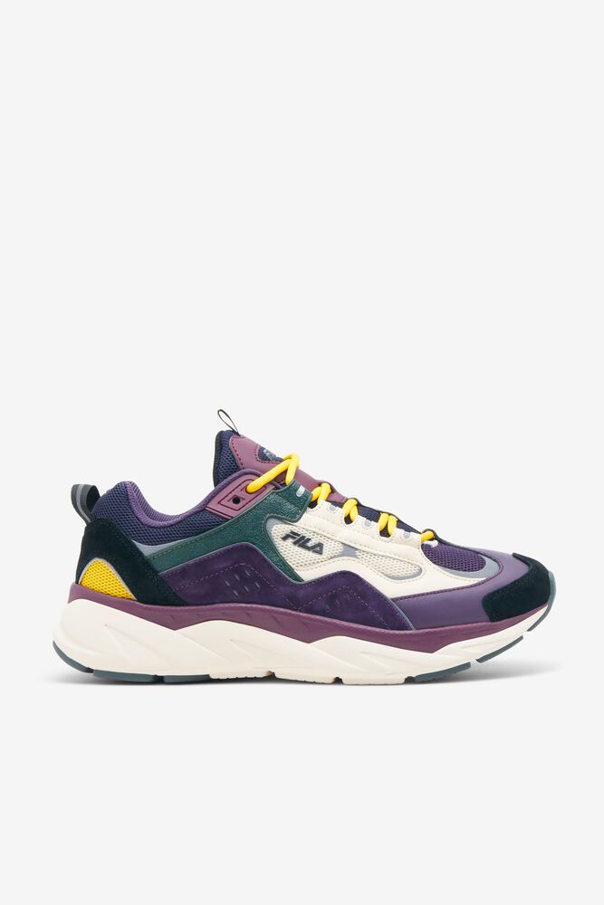 Fila Trigate Plus Purple Sneakers Mens - NZ 15037-LDQN